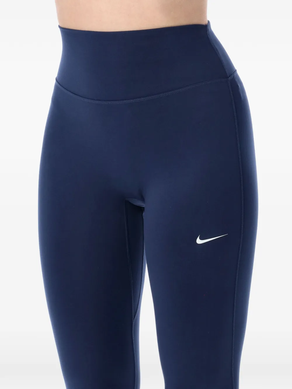 Леггинсы с завышенной талией и логотипом Nike, синий — фото 3