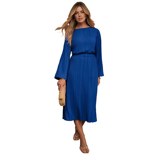 

Юбка миди плиссе plus size Jessica London, Dark Sapphire