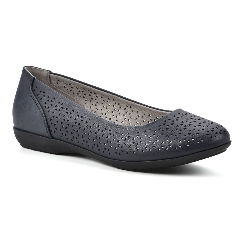 Женские балетки Cliffs by White Mountain Cindy, цвет Navy Burnished Smooth