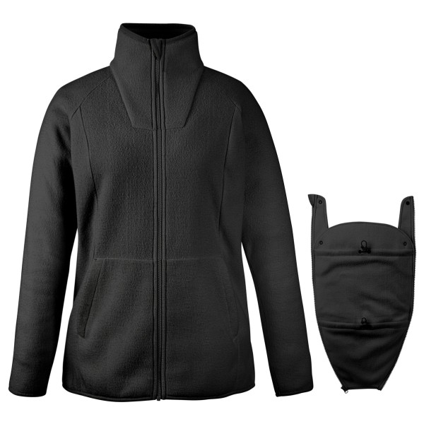 

Женская флисовая слингокуртка Базель - флисовая куртка Mamalila, черный