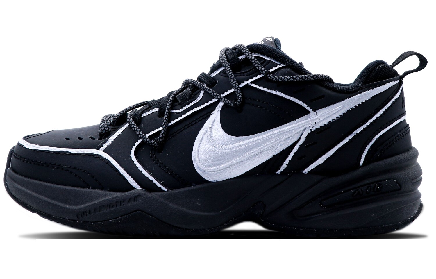 Массивные кроссовки Nike Air Monarch 4 унисекс, Black