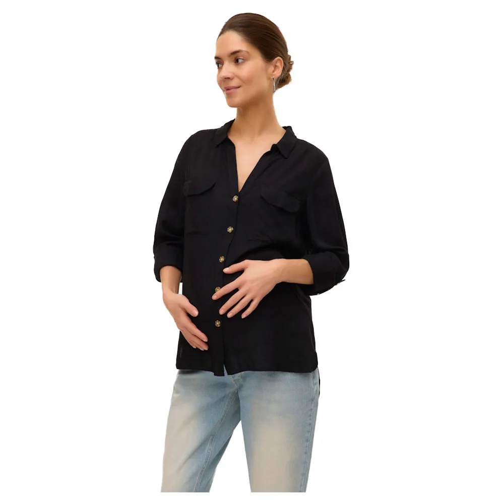 

Рубашка с длинным рукавом Vero Moda Bumpy Maternity, черный