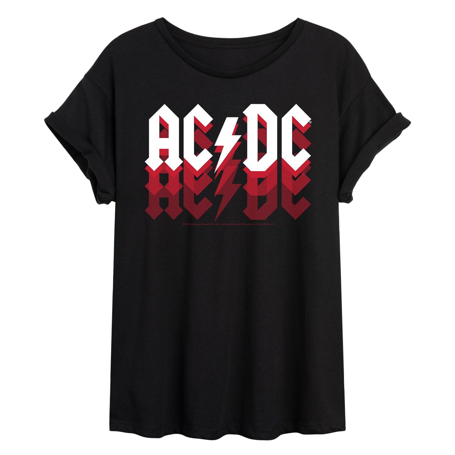 

Футболка с струящимся графическим рисунком и логотипом AC/DC для юниоров Licensed Character