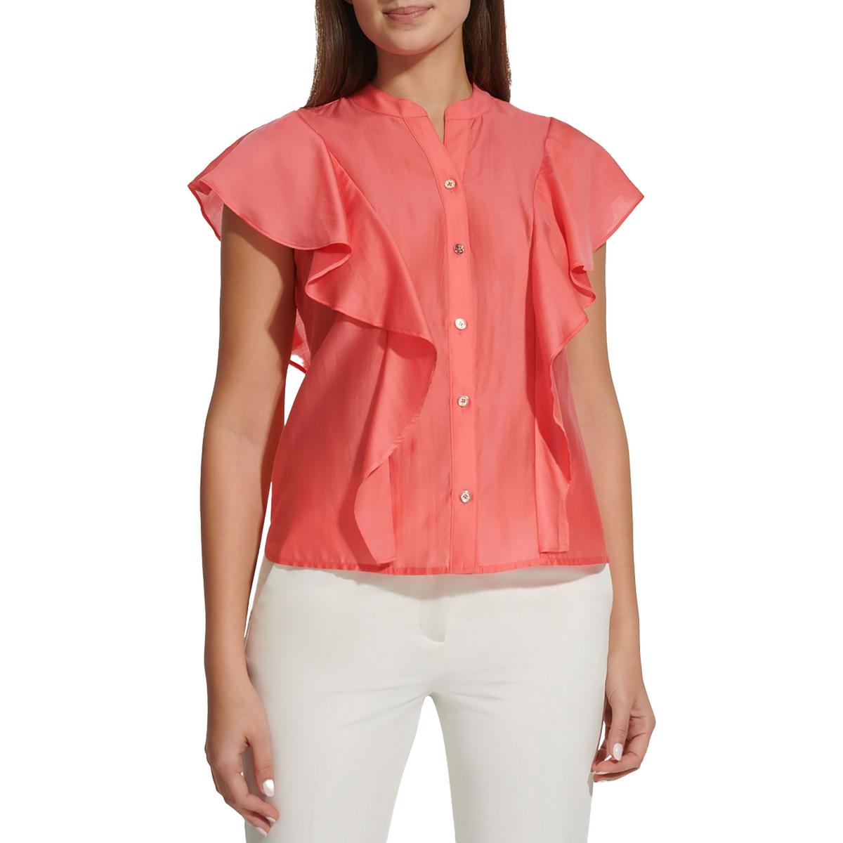 

Женский однотонный пуловер из лиоцелла Tommy Hilfiger, цвет sherbet