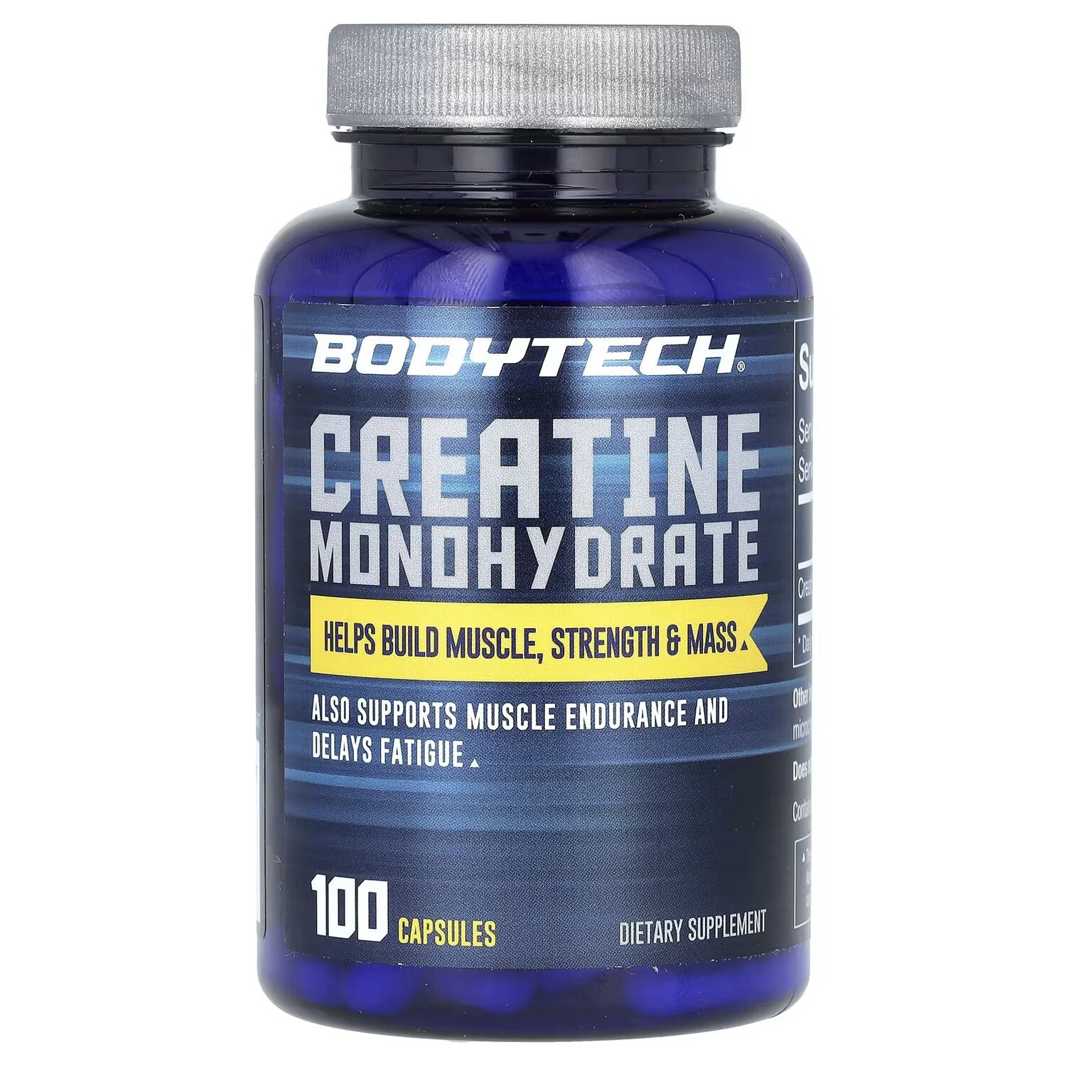 

Моногидрат креатина, 100 капсул Bodytech