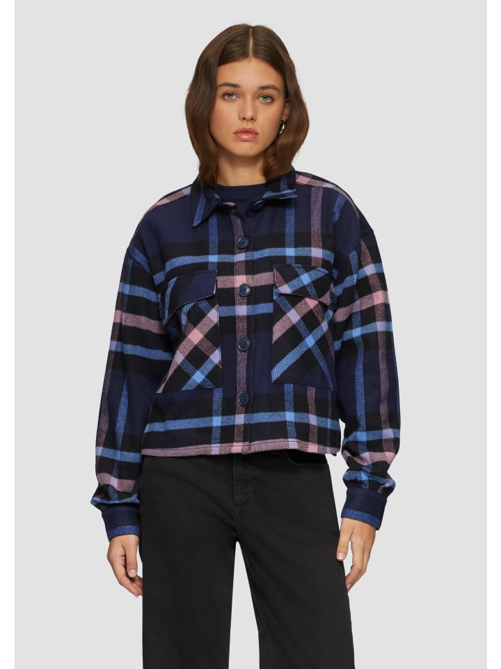 

Блуза QS Bluse langarm, синий