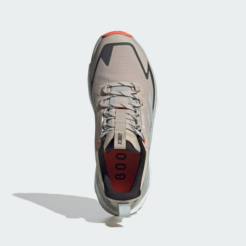 Мужские походные кроссовки adidas Terrex Free 2 Low GTX, черный/оранжевый/бежевый — фото 3