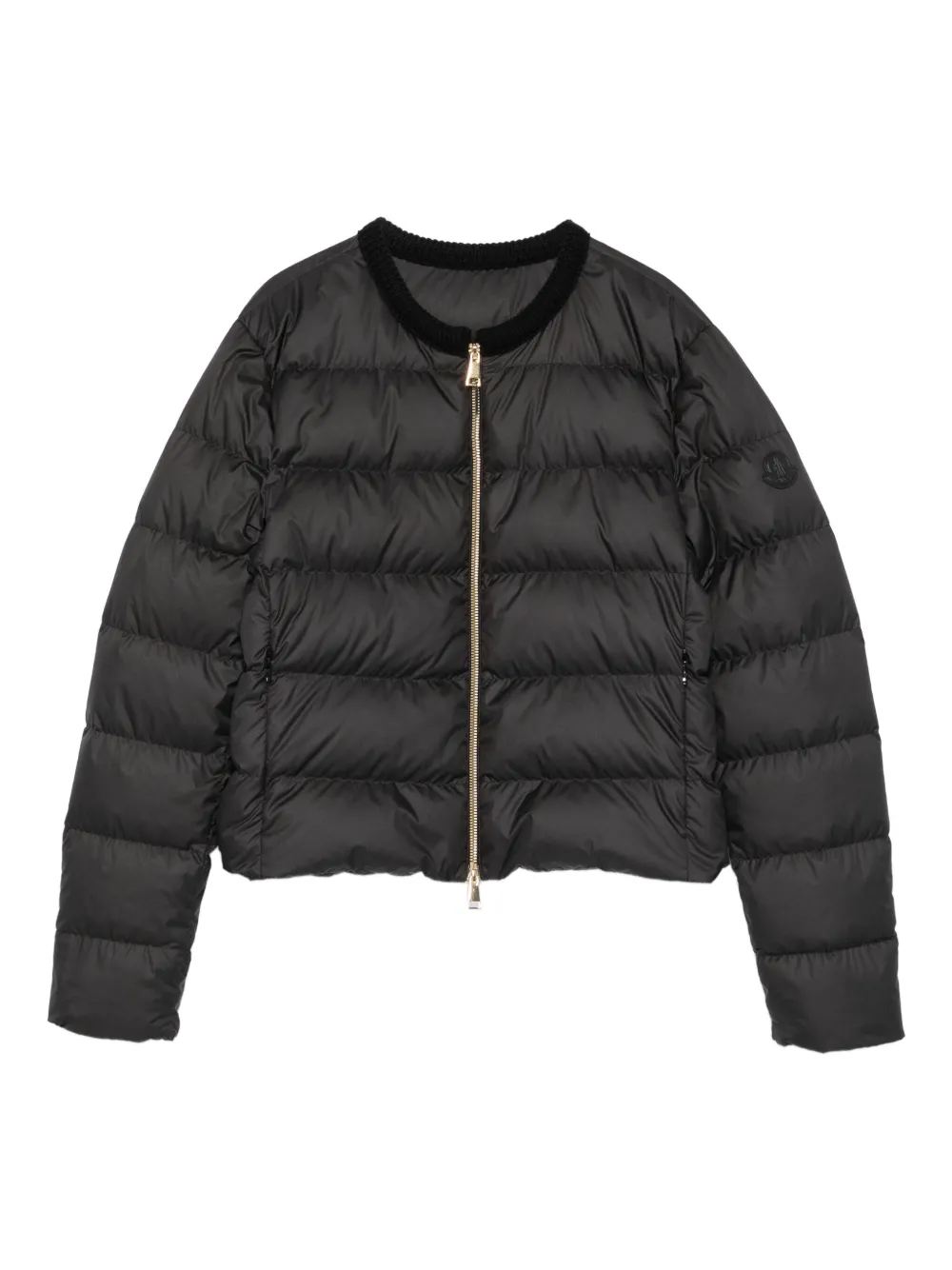 

Стеганая куртка на молнии MONCLER, черный