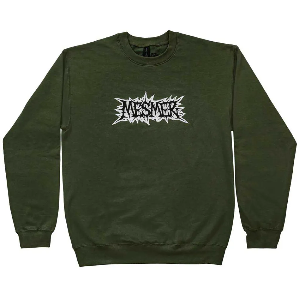 

Толстовка Mesmer Spiky crewneck, зеленый