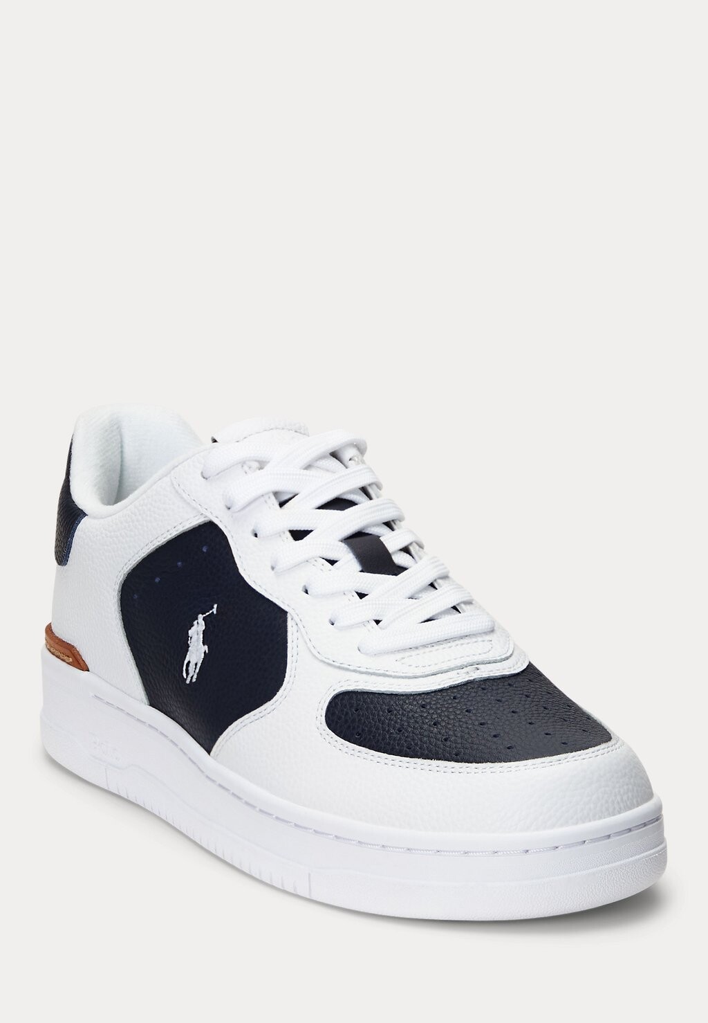 Кроссовки низкие MASTERS COURT TOP Polo Ralph Lauren, цвет white/navy — фото 2