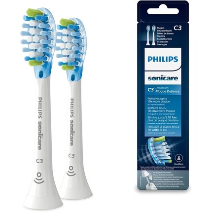 

Philips Sonicare Original AdaptiveClean Standard Sonic насадки для зубных щеток, 2 упаковки в белом цвете, модель HX9042/17, 2 шт.