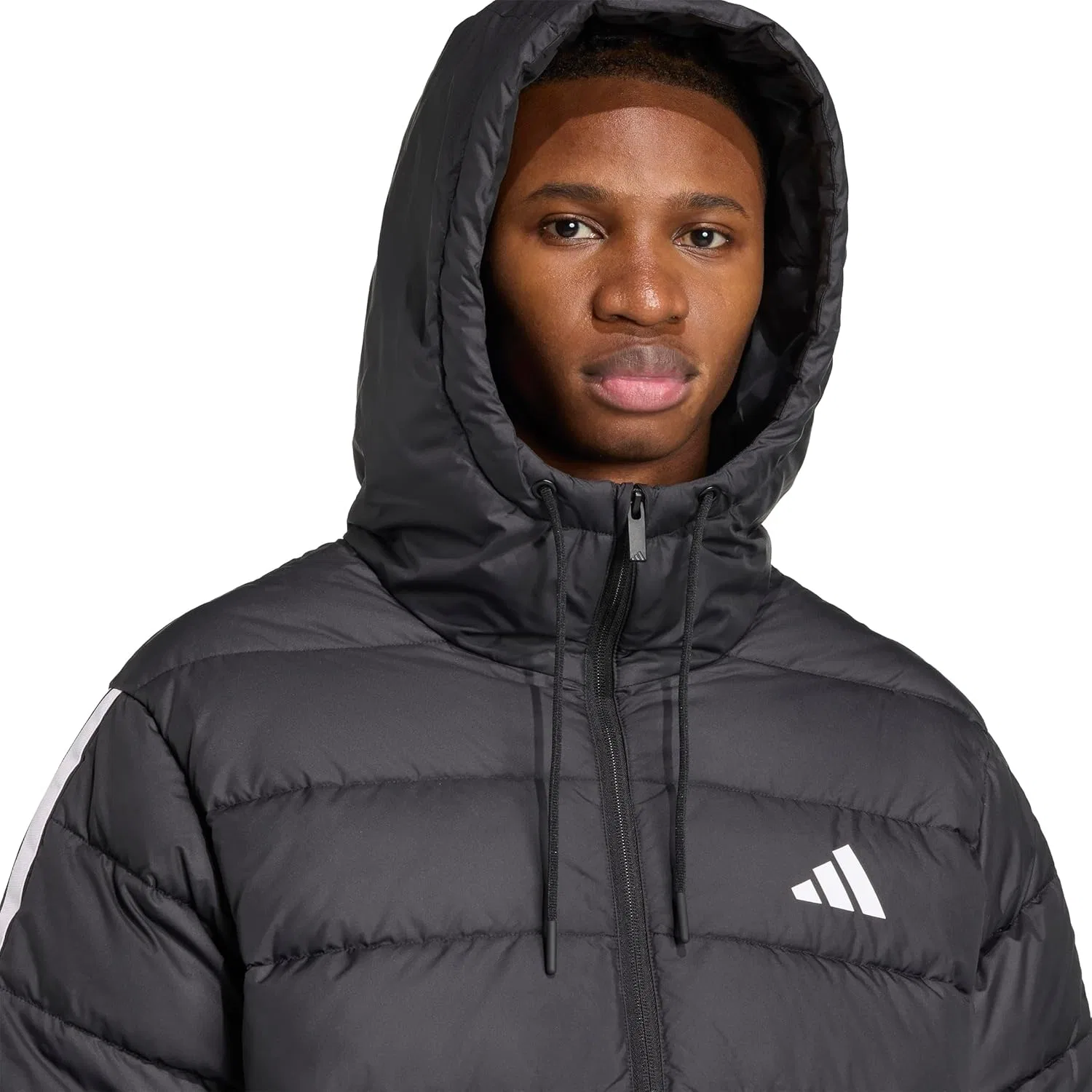 Куртка утеплённая adidas, цвет Black — фото 4