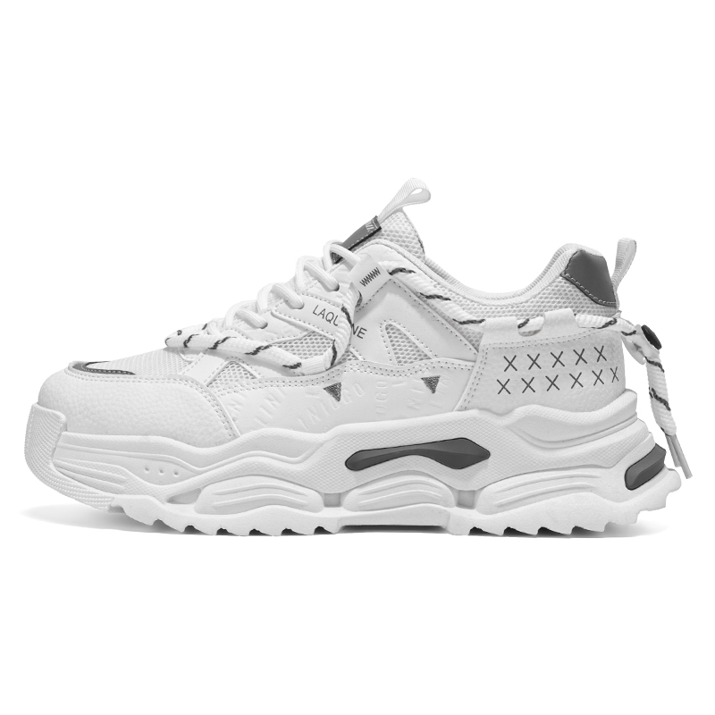 

Низкие массивные кроссовки мужские Boogie Bear, White Gray