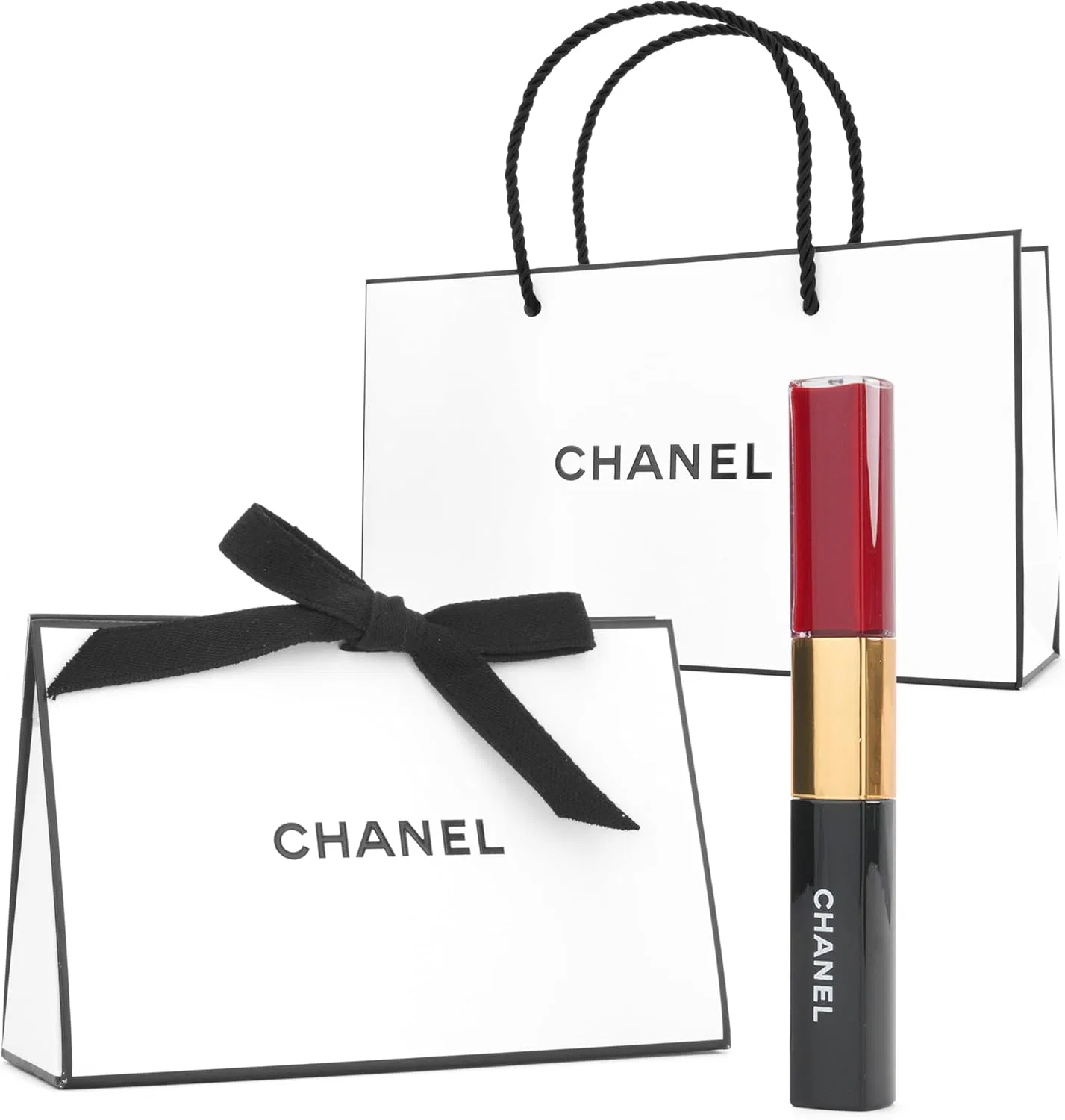 Помада-блеск для губ 2-в-1 Chanel Le Rouge Duo Ultra Tunu, оттенок Darling Red, 4.5 мл