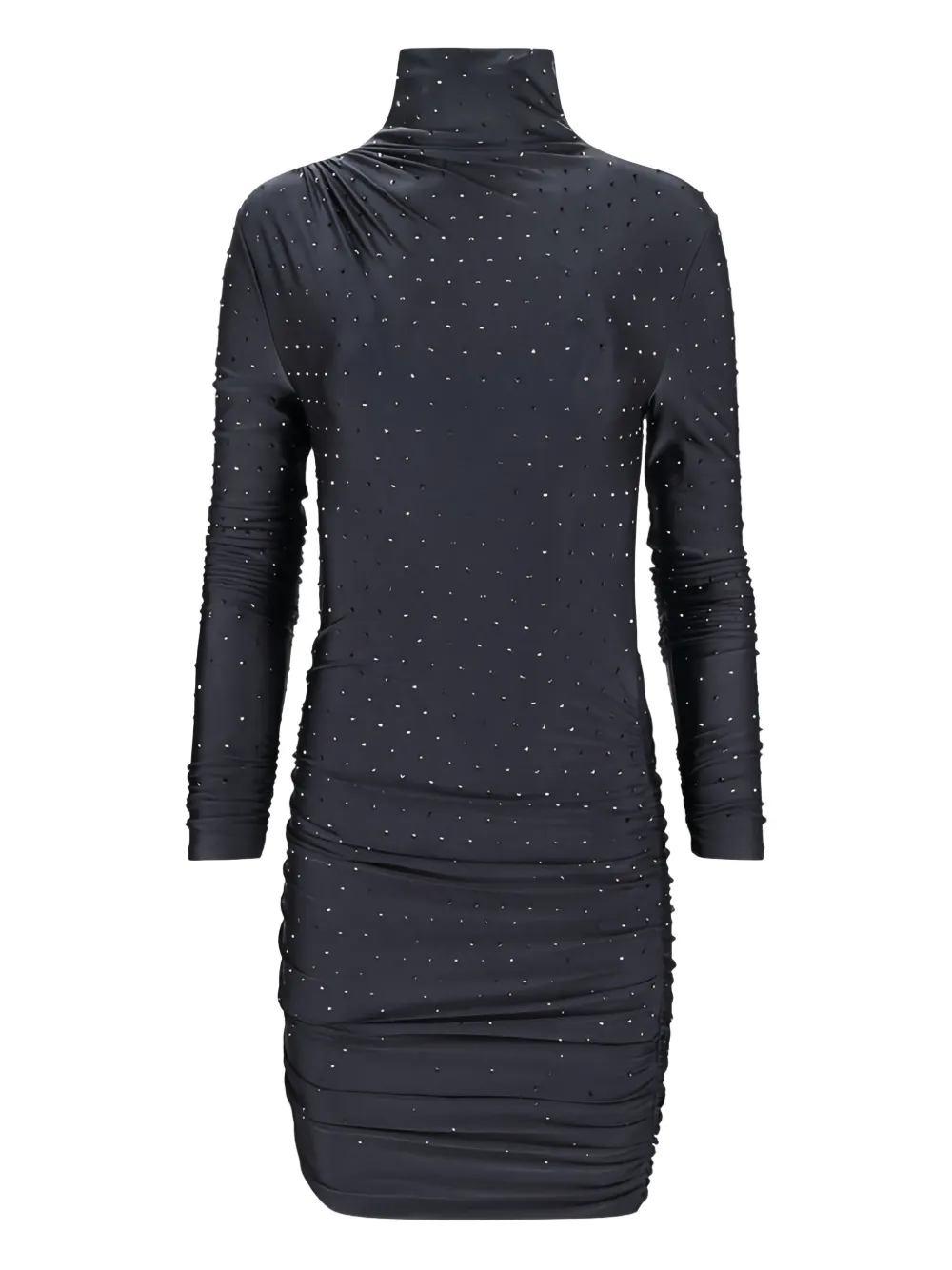 

Платье миди с воротником-гольф Oleandra The Andamane, черный