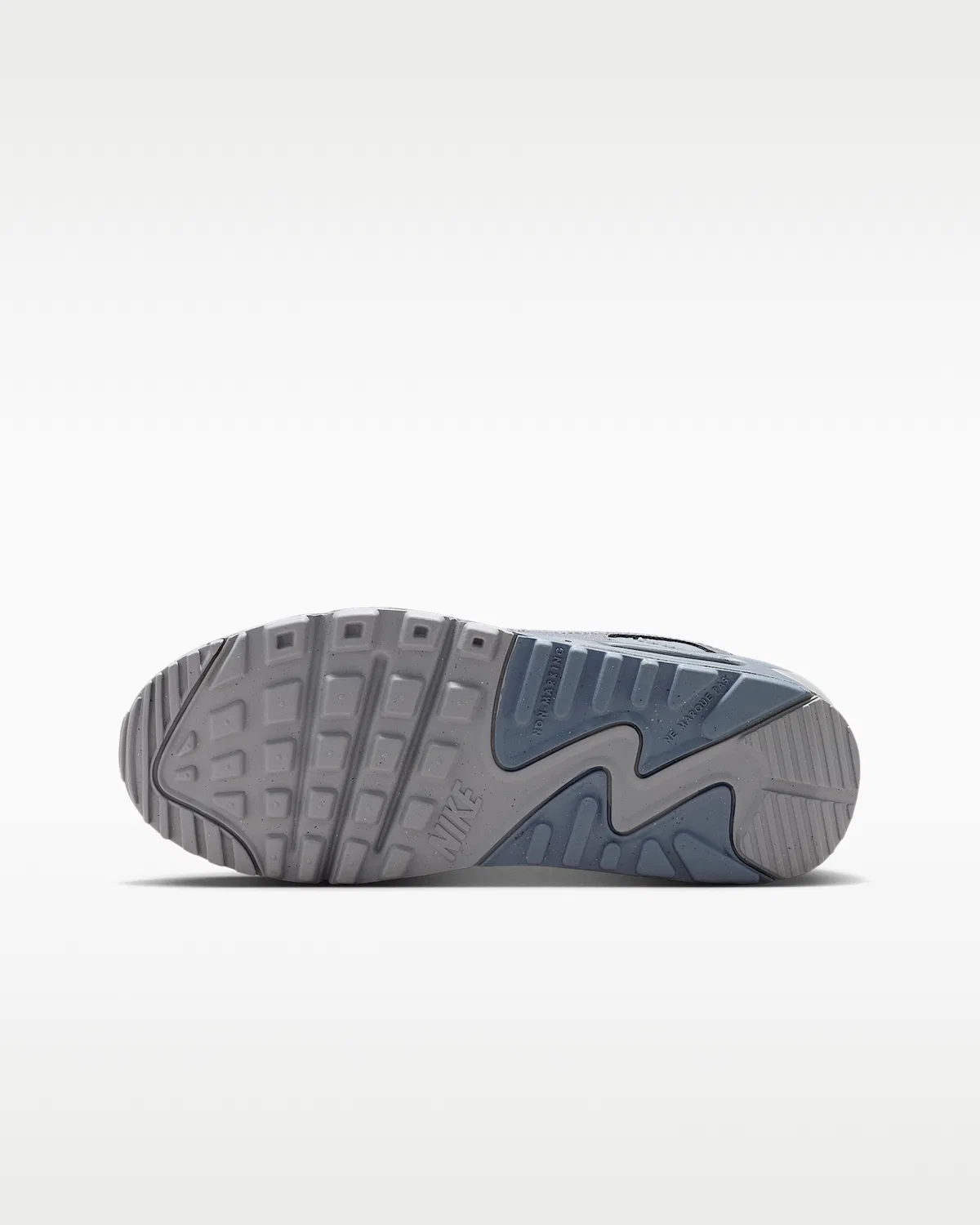 Детские кроссовки Nike Air Max 90 LTR, Wolf Grey/Stealth/Armory Blue — фото 2