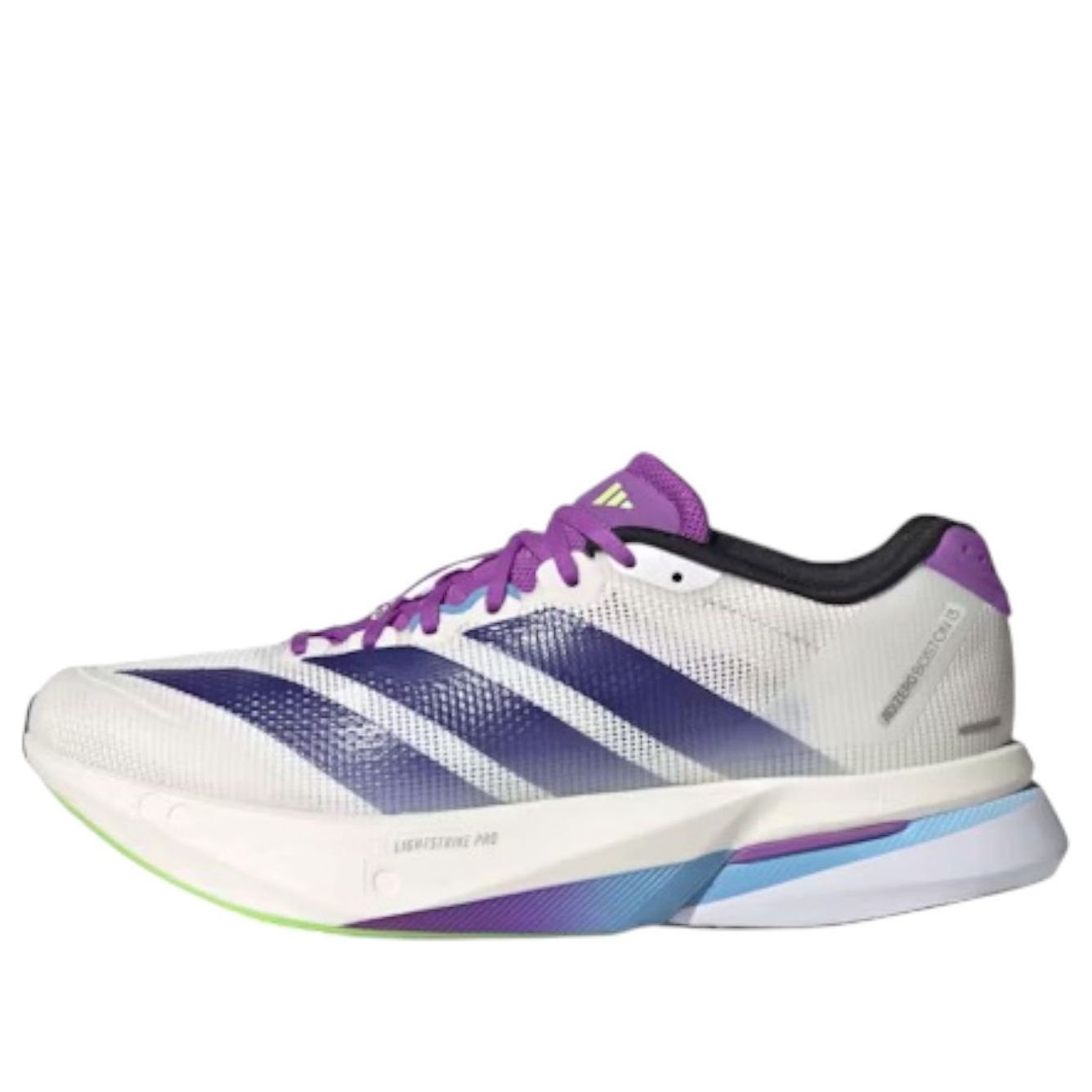 Кроссовки (WMNS) adidas Adizero Boston 13 'White Collegiate Purple Lime Burst'