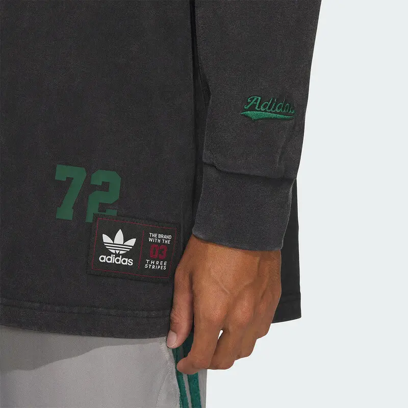 Adidas Originals Футболка Retrowashed Basketball Street Top мужская Black — фото 4