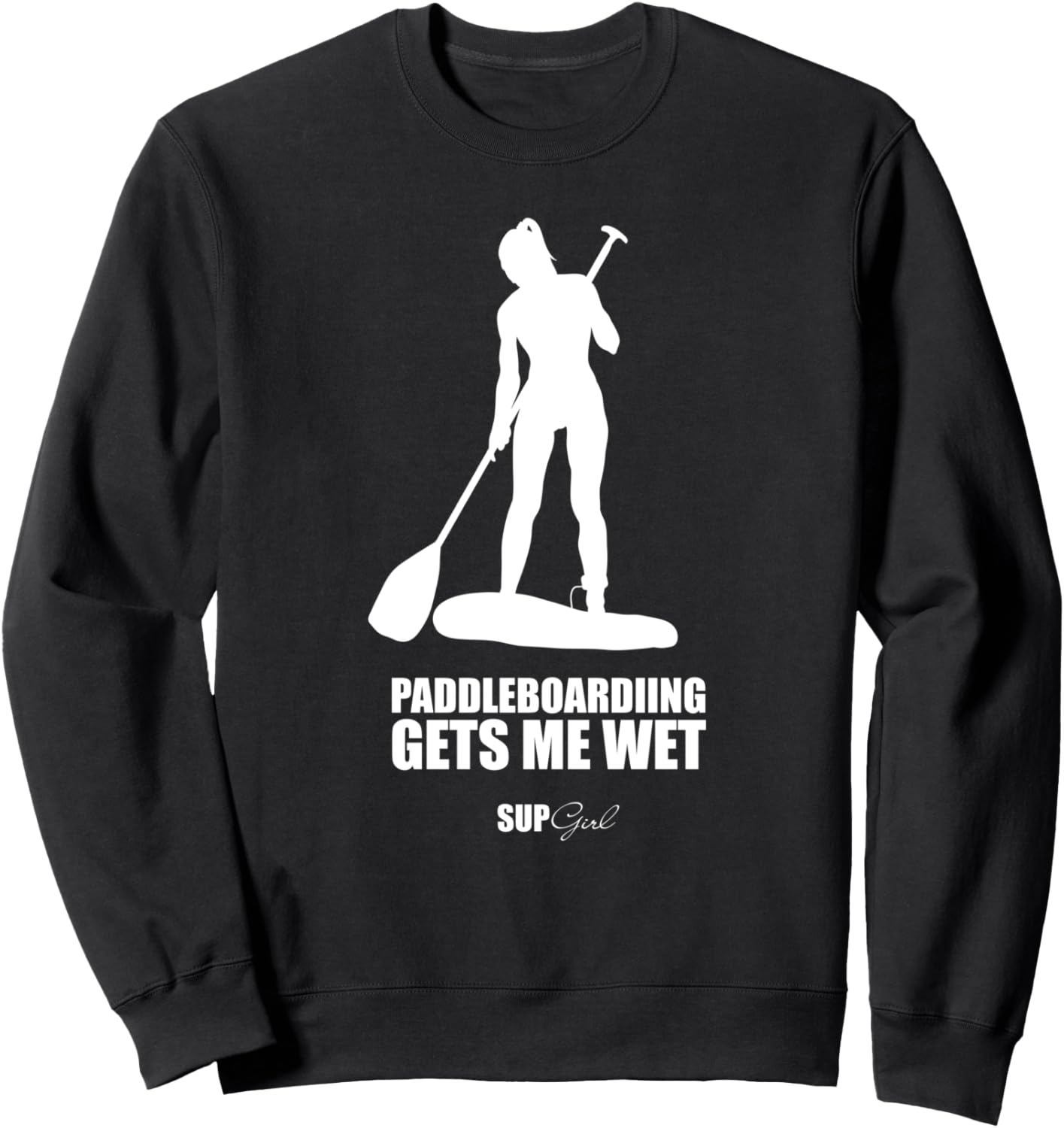 

Толстовка Gets Me Wet SUP Girl Paddleboard Paddleboarding Stand Up, черная, Черный, Толстовка Gets Me Wet SUP Girl Paddleboard Paddleboarding Stand Up, черная