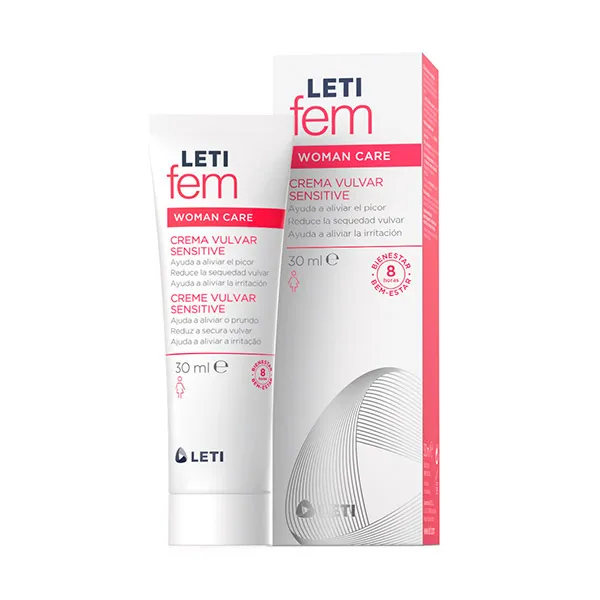 

Крем для чувствительной вульвы Fem Woman Care Leti, 30 ml