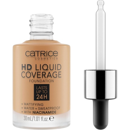 

Тональная основа HD Liquid Coverage No. 048 Nude Long-Lasting Matte