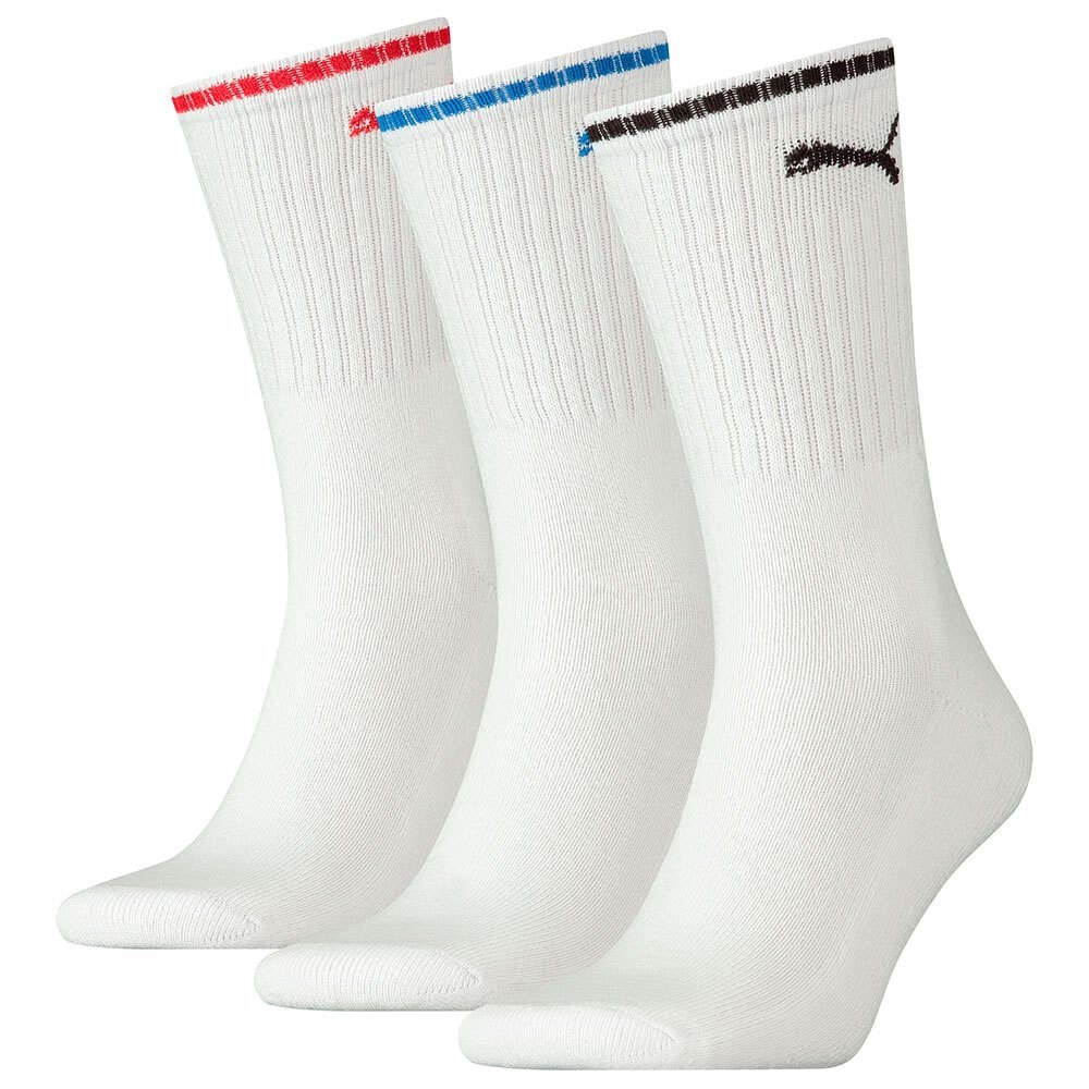 

Носки Puma Sport Crew Stripe 3 шт, белый
