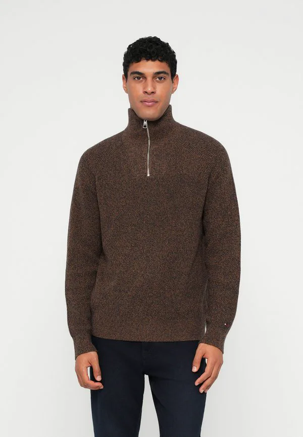 Свободный джемпер рыбацкой вязки из шерсти Tommy Hilfiger, Highland Khaki
