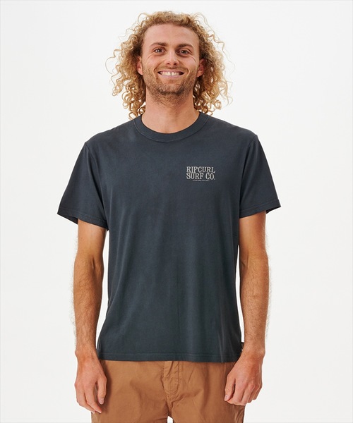 

Футболка с коротким рукавом, принт RIP CURL, черный