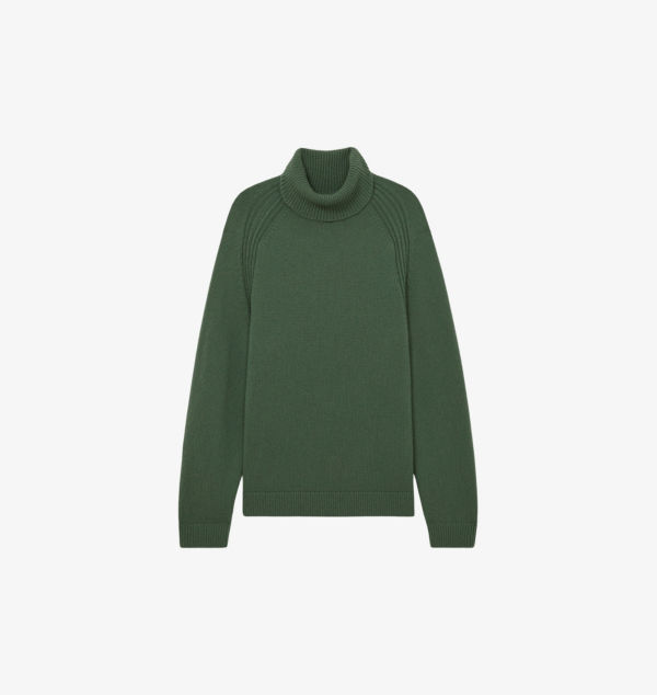 

Джемпер Stratus с воротником-стойкой, из смеси шерсти Reiss, зеленый