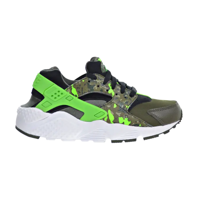 

Кроссовки Nike Huarache Run Print GS 'Camo', черный