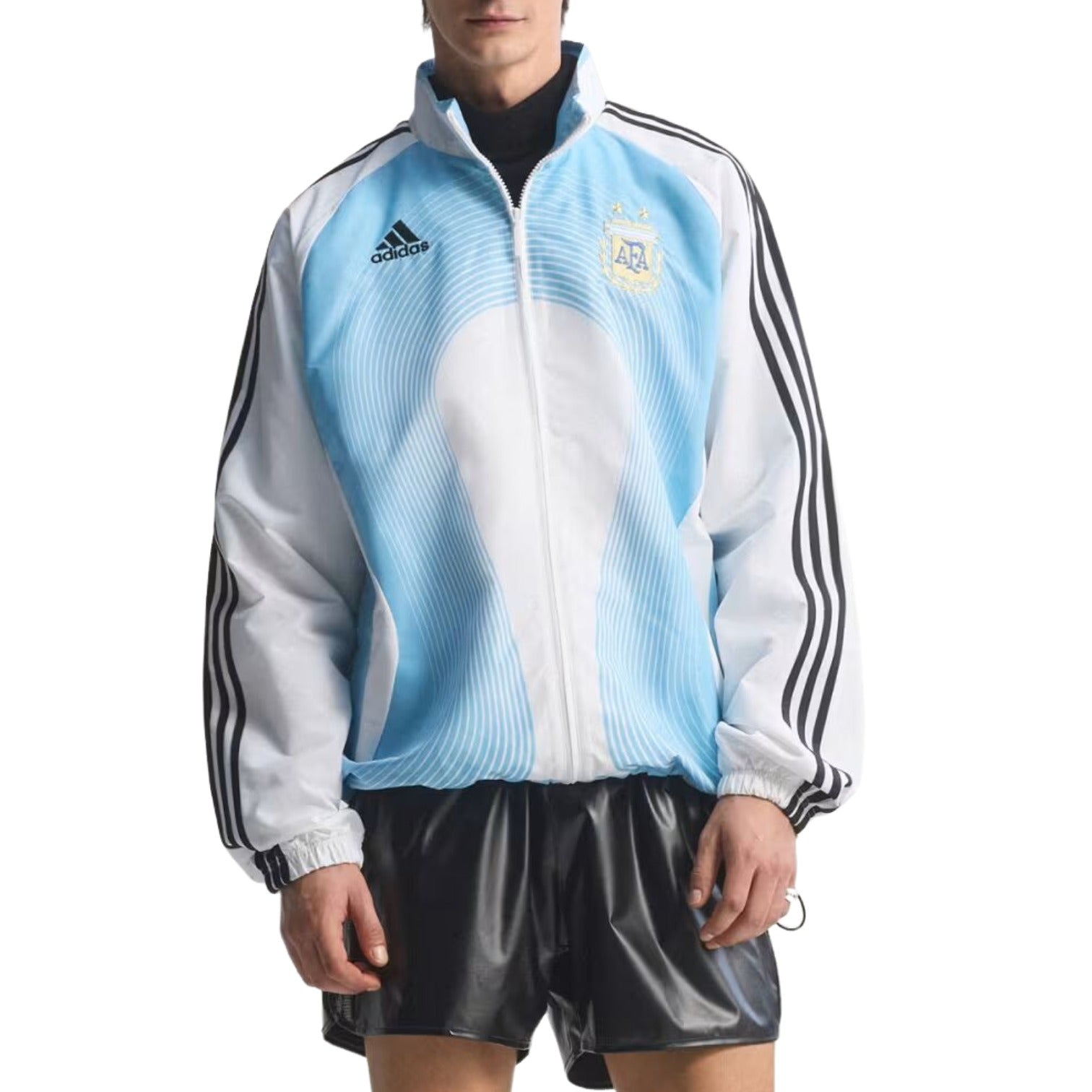 Спортивная футболка Adidas Argentina Home Track Top 2006 'White' — фото 2