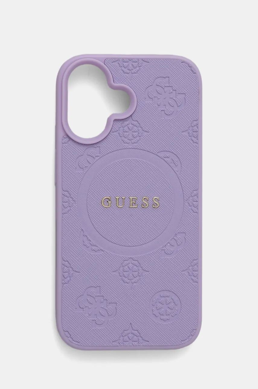 

Чехол для телефона Guess iPhone 16 6.1, фиолетовый