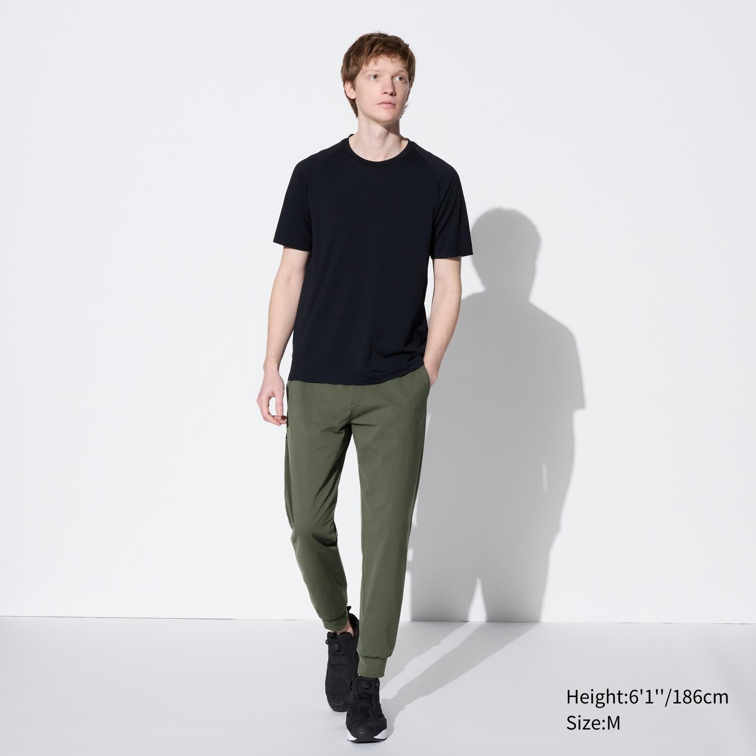 

Спортивные брюки DRY-EX Ultra Elastic Joggers UNIQLO, оливково-зеленый