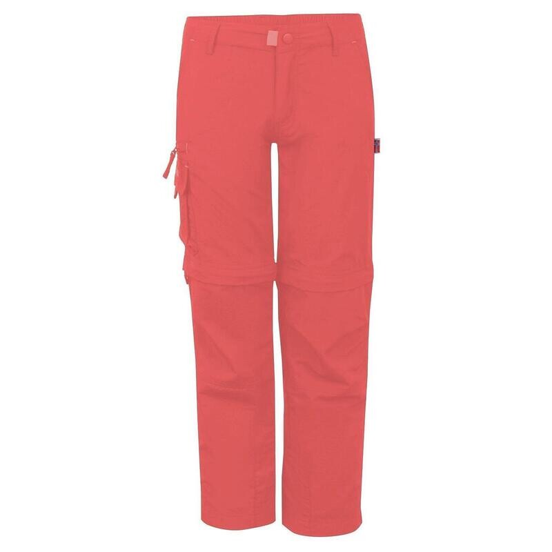 

Детские треккинговые брюки Oppland slim fit персикового цвета TROLLKIDS, цвет rosa