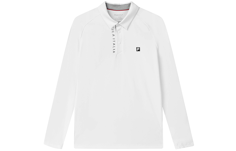 

FILA Спортивная рубашка-поло мужская, нефритово-белая