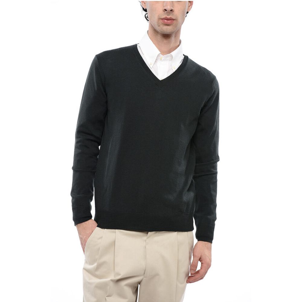 

Зеленый шерстяной свитер Corneliani, Green