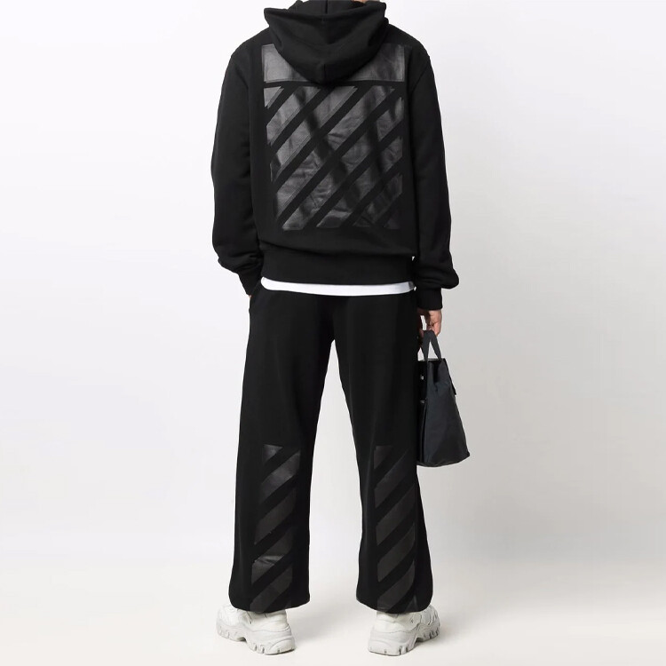 Штаны спортивные Off-White Diagonal Tab мужские, черный — фото 4