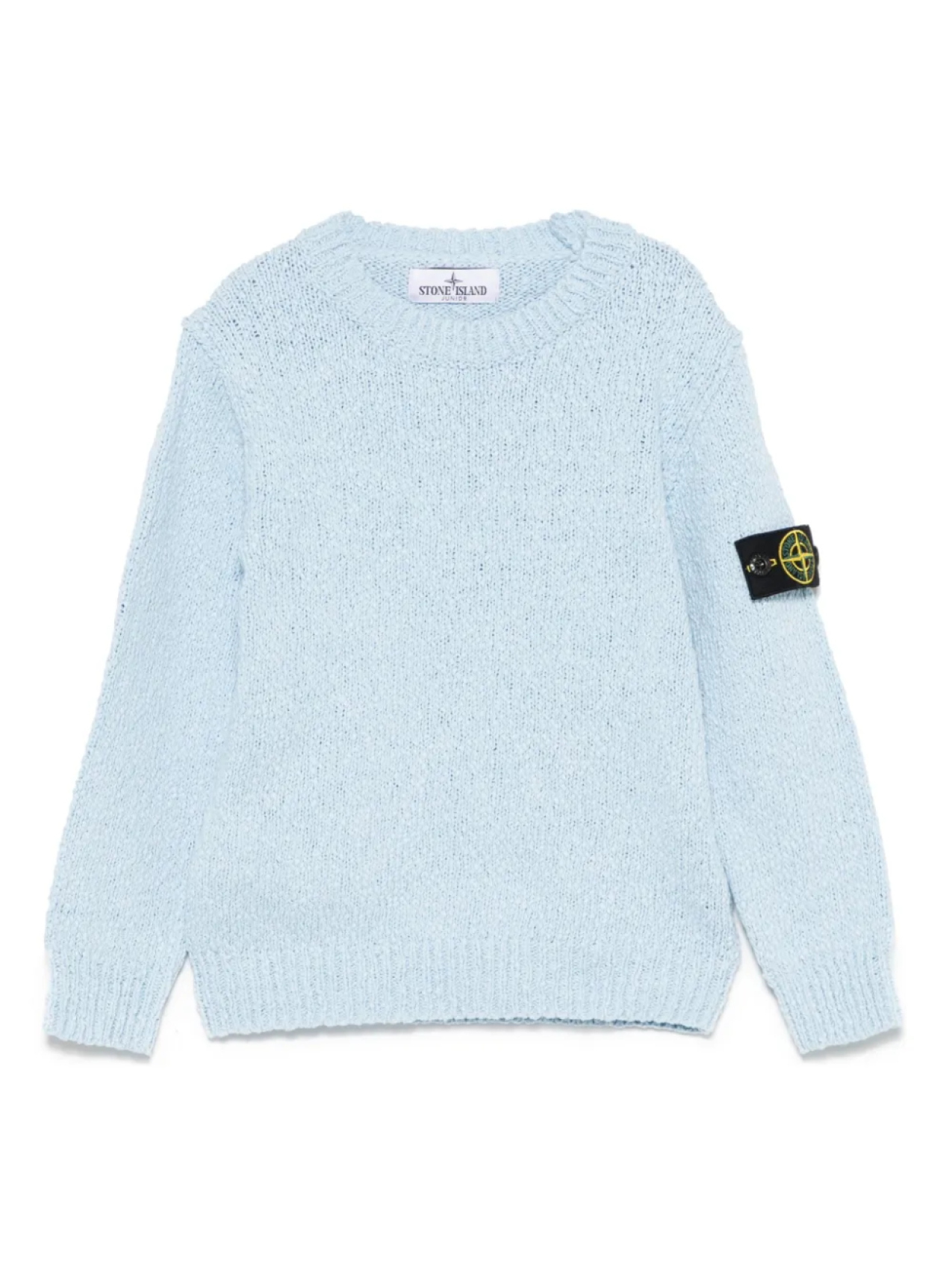 

Хлопковый свитер Stone Island Junior, синий
