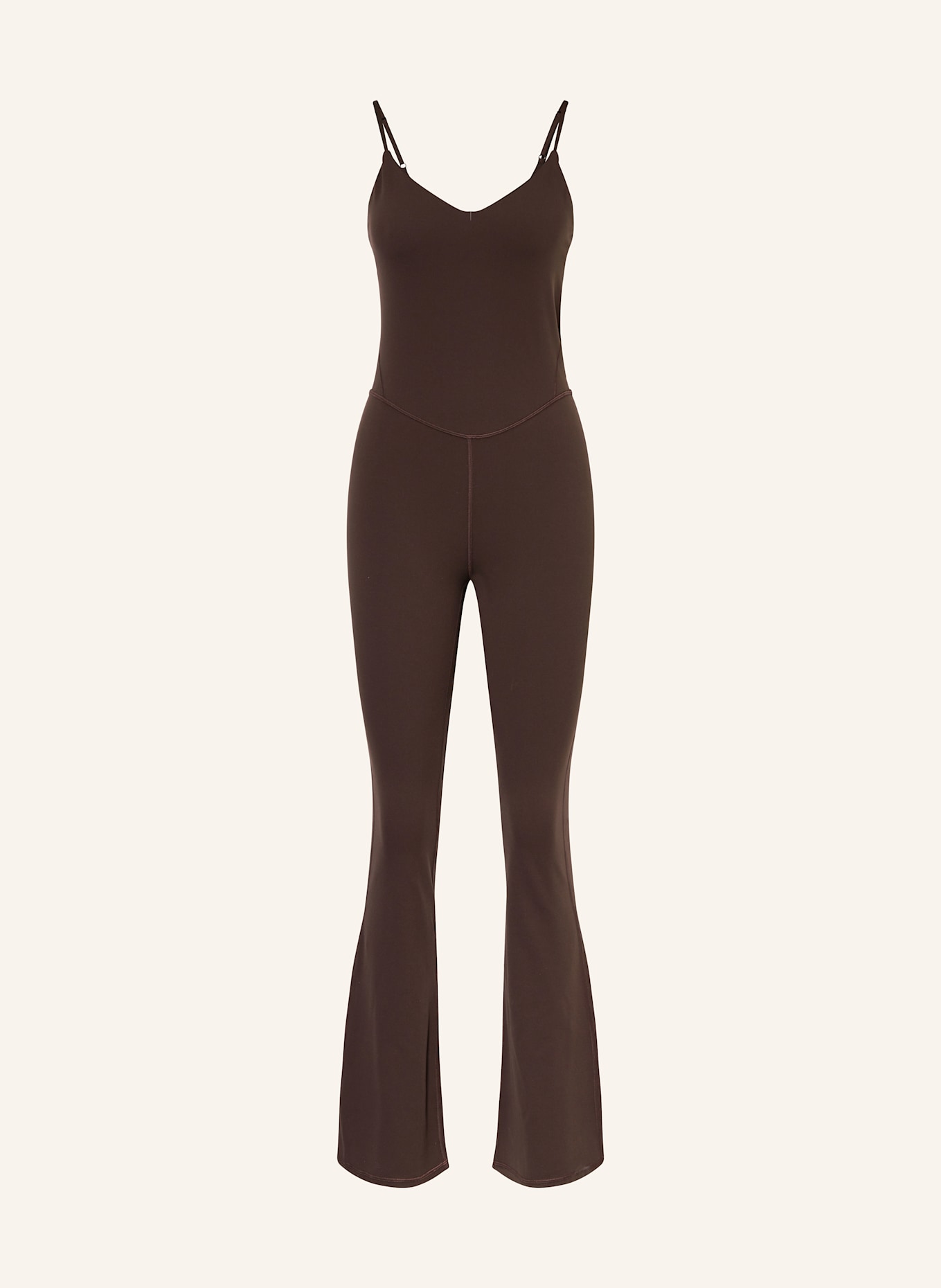 

Комбинезон из джерси, мини-клеш Lululemon, коричневый