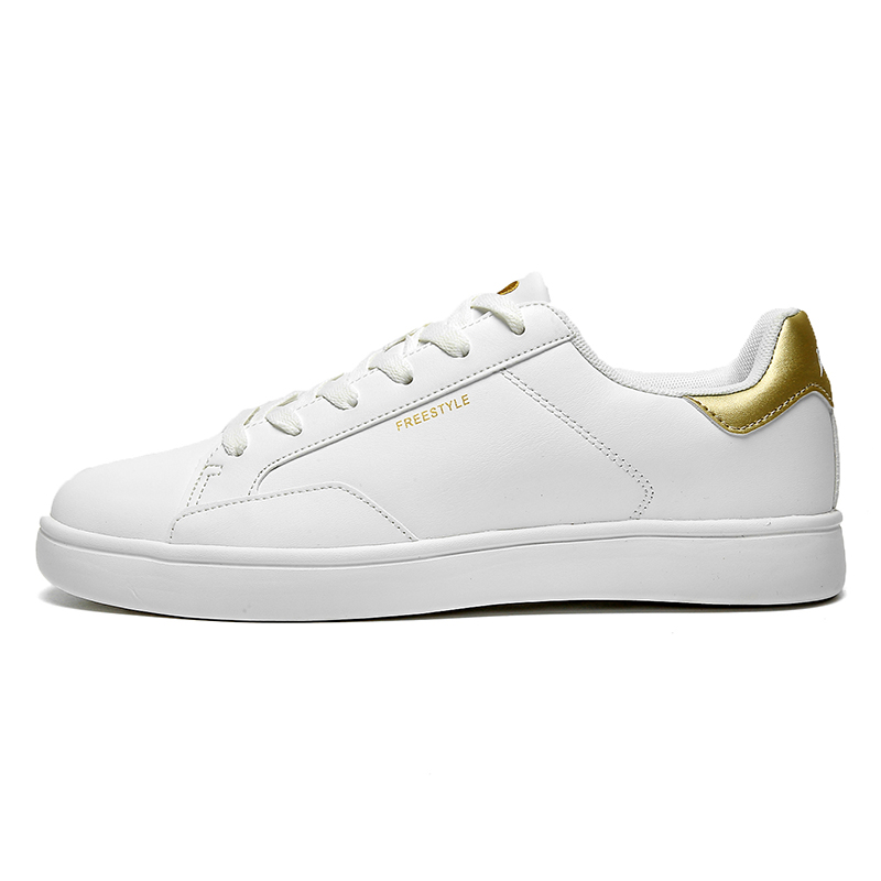 

K-bird Легкие и дышащие мужские лоу-топы для скейтбординга White/Metal Gold, цвет White/Metal Gold
