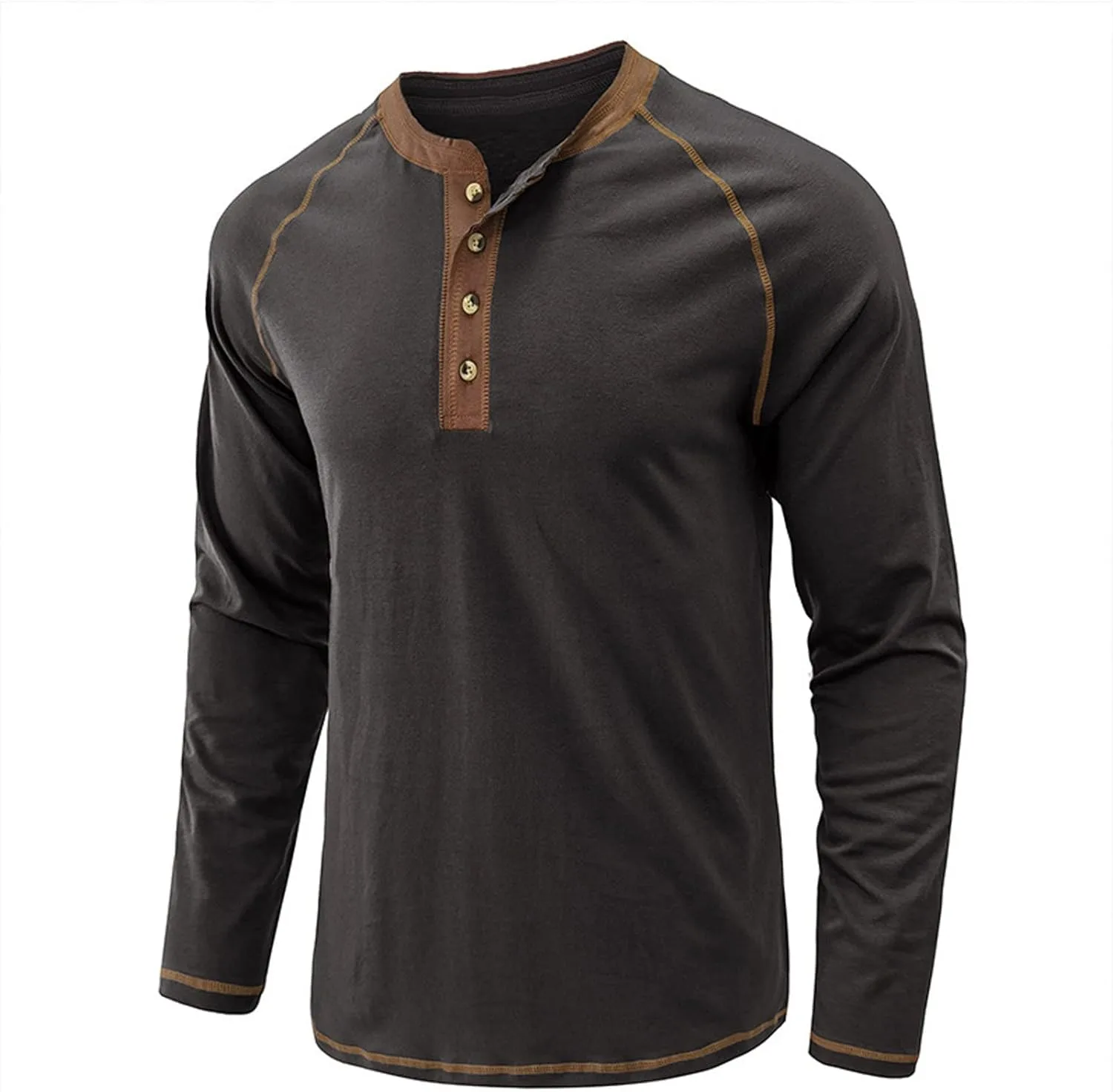 Мужская модная рубашка с длинным рукавом slim fit — фото 3