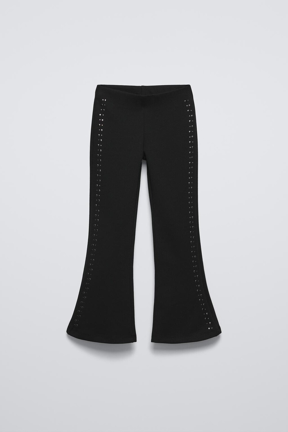 

Брюки клёш с кнопками ZARA, черный