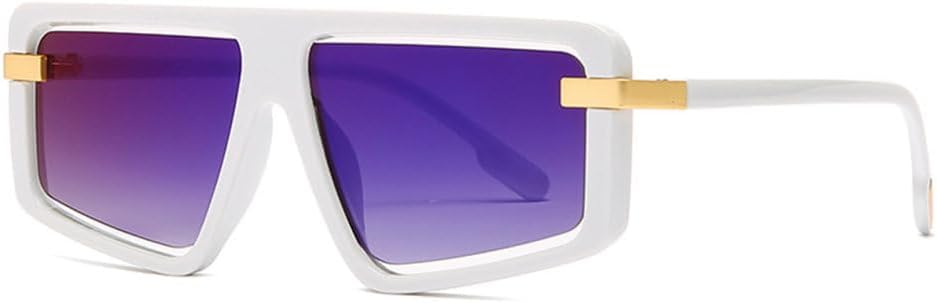 

Солнцезащитные очки квадратной формы для женщин, солнцезащитные очки конфетных цветов, винтажные мужские очки, солнцезащитные очки с градиентным переходом цвета MTZJH, C2