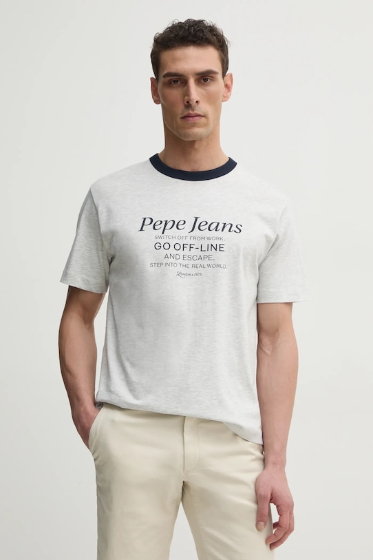 

Футболка PETERSON Pepe Jeans, серый