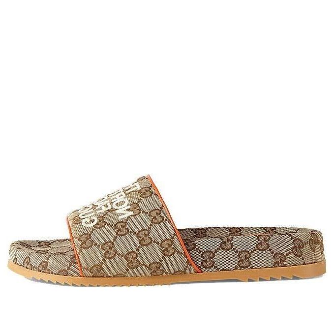 

Тапочки Gucci Slide x The North Face 'Beige Orange' 679904-2HKM0-9770