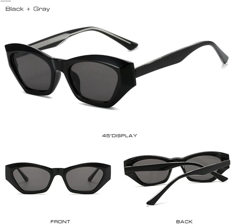 

Солнцезащитные очки «кошачий глаз» с двойным цветовым переходом, женские, с градиентным переходом цвета, солнцезащитные очки UV400 для мужчин DSVIGF, C7 Blue Clear