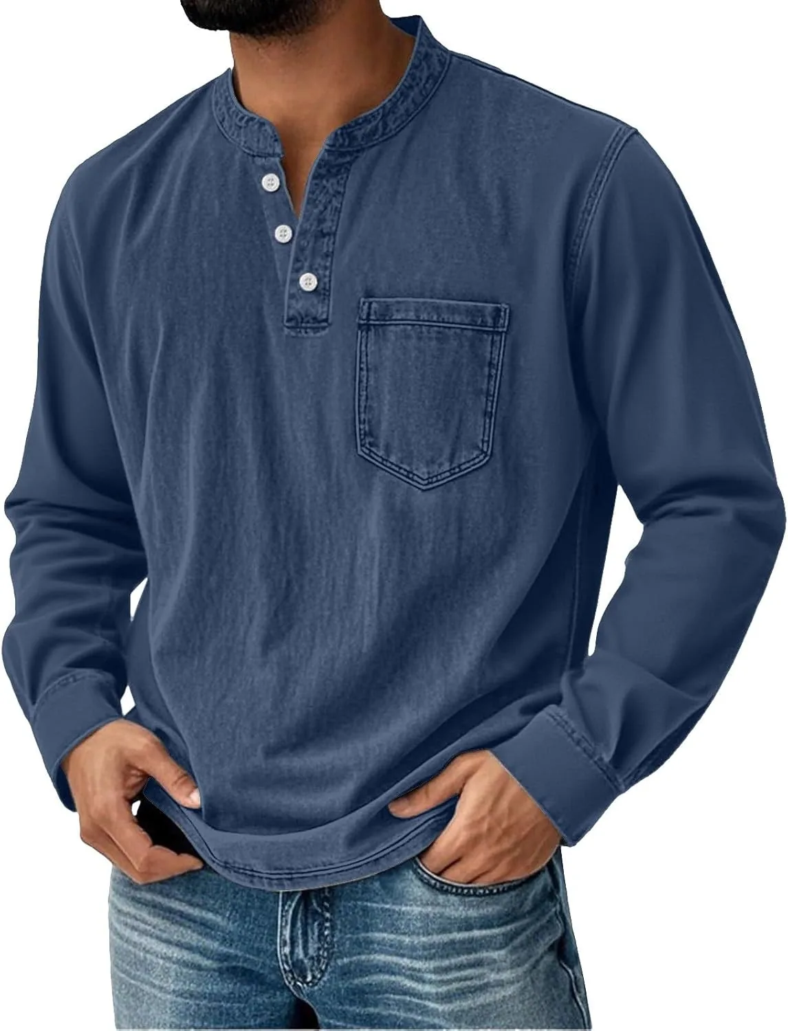 

Мужская футболка-поло с длинным рукавом Regular-Fit CRNTCEM