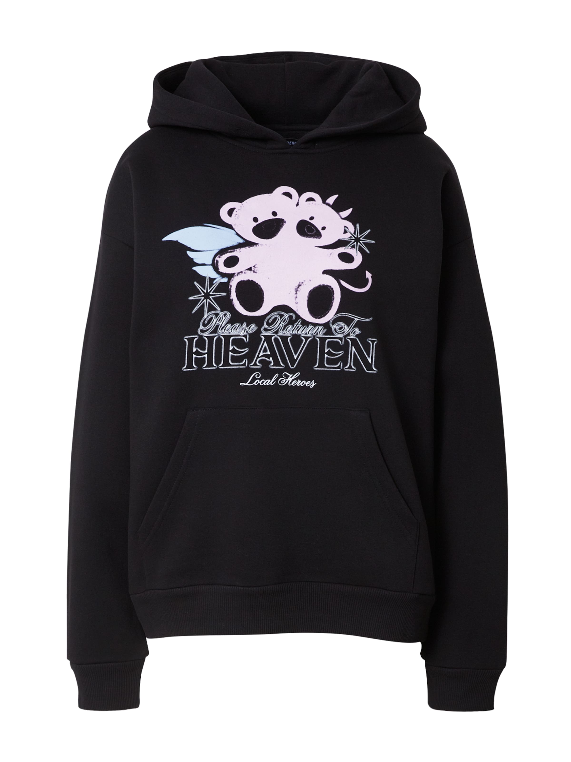 

LOCAL HEROES Толстовка 'RETURN TO HEAVEN OFF' в черном цвете, Черный, LOCAL HEROES Толстовка 'RETURN TO HEAVEN OFF' в черном цвете