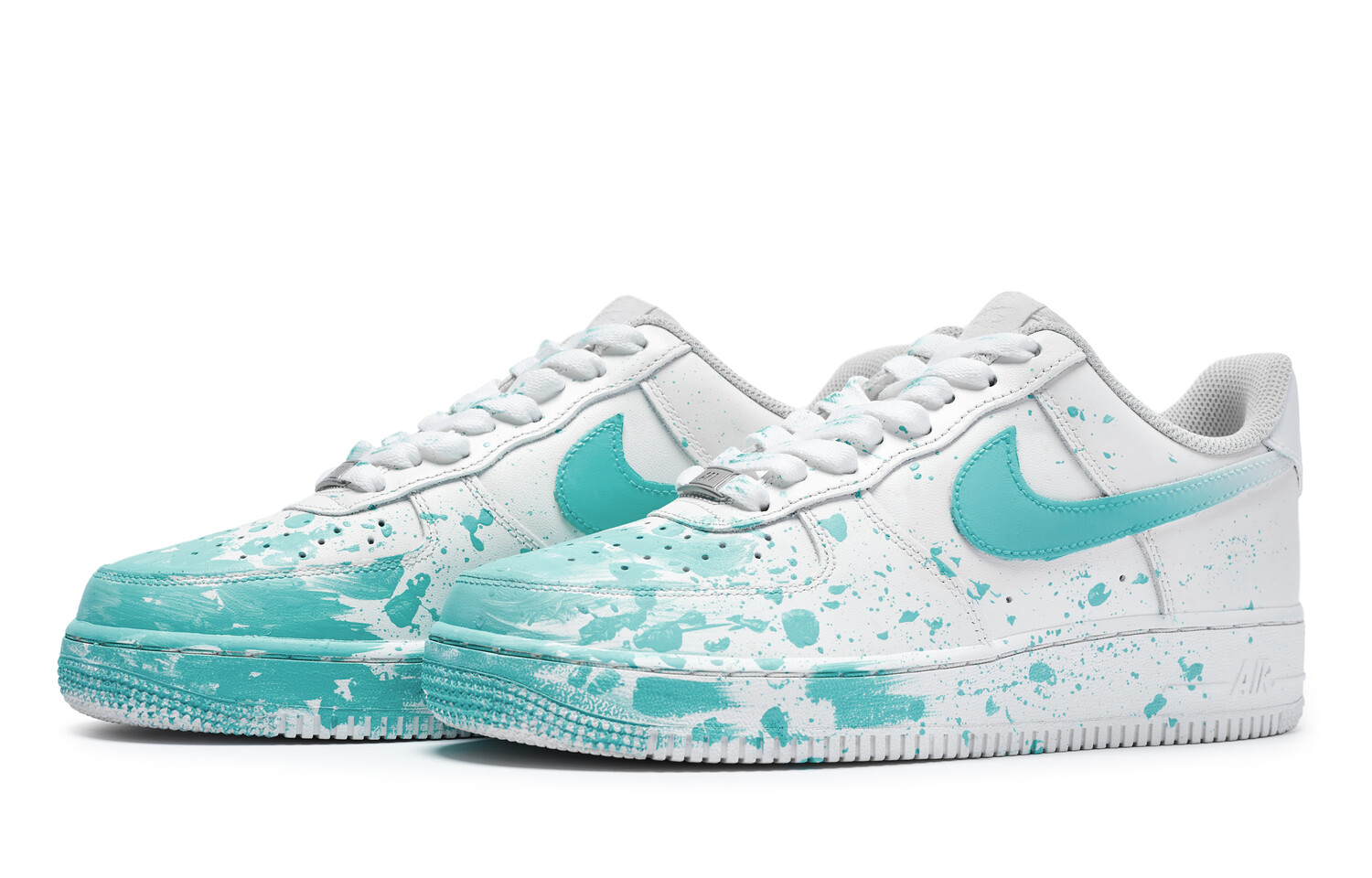 Кроссовки Nike Air Force 1 Skateboarding Shoes Men Low-top Green, зеленый — фото 3