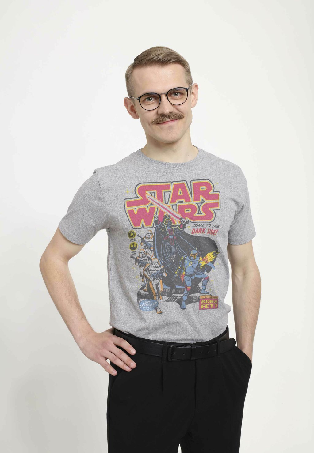 

Футболка с принтом STAR WARS: CLASSIC POP COMIC UNISEX Star Wars, серый
